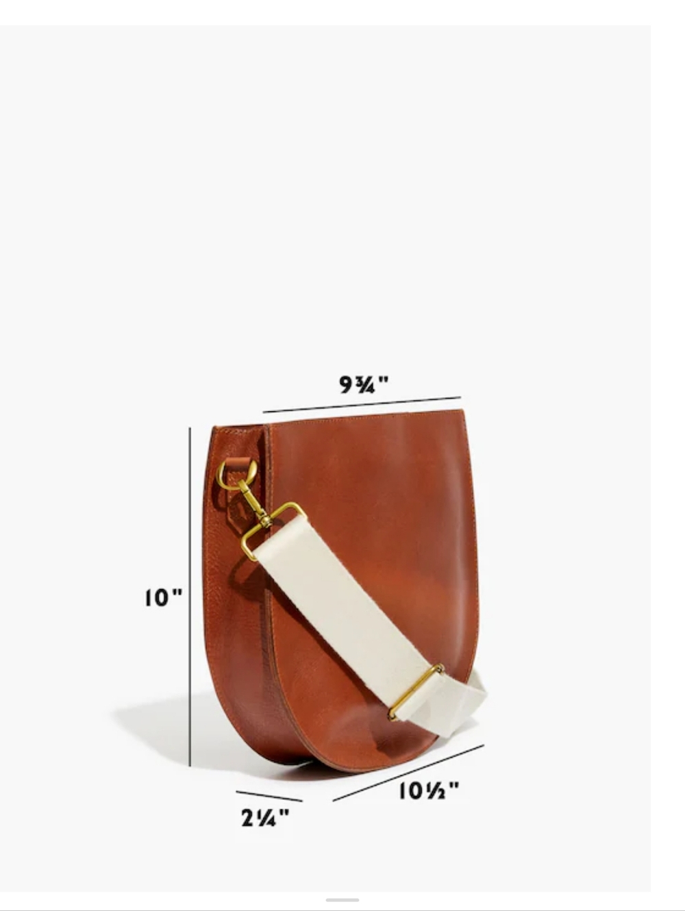 Madewell Transport Saddlebag Crossbody Bag In True Black - Picture 3 of 9
